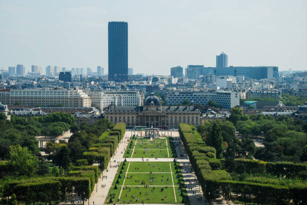 istock Aerial view of Paris 638326396