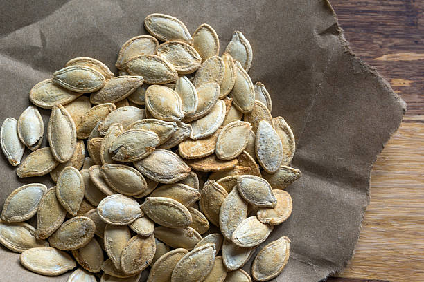 istock Grilled Pumpkin seeds with sea salt and spices 638327638