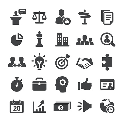 Strategy and Business Icons