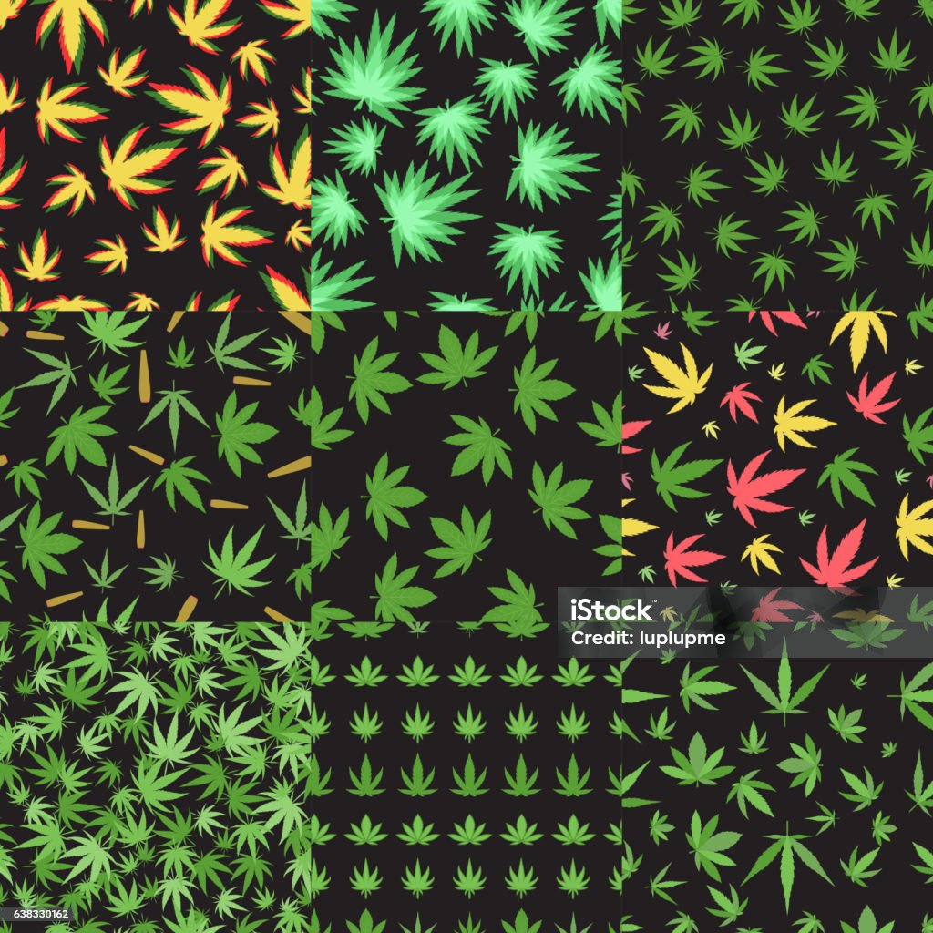 Marijuana Vector Pattern Marijuana Seamless Pattern Vector Stock Illustration - Download Image ...