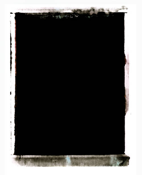 istock Real instant photography film frame. 638331428