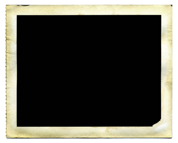 istock Real instant photography film frame. 638332042
