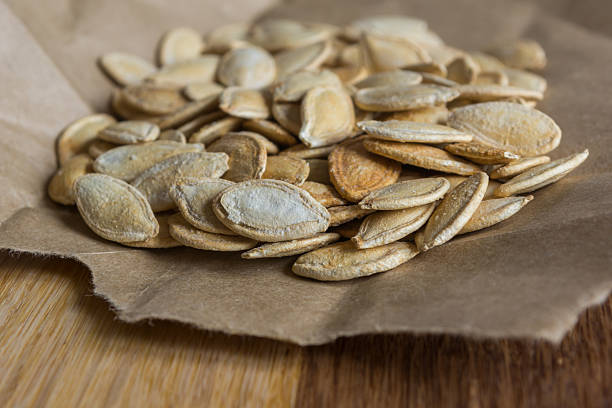 istock Grilled Pumpkin seeds with sea salt and spices 638332220