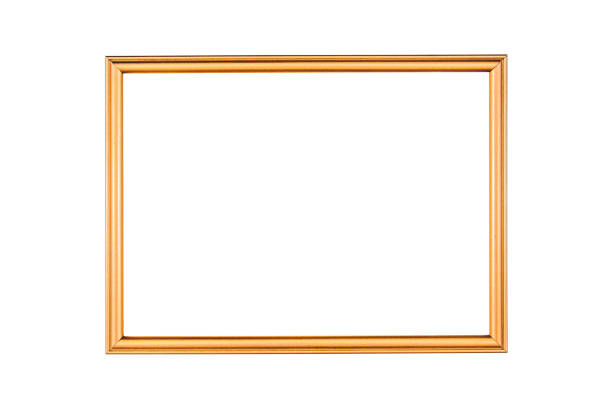 istock Antique gold frame isolated on the white background.Gold frame isolated 638332506