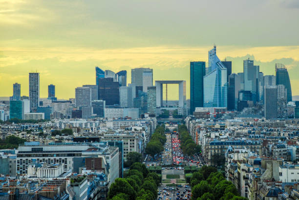 istock Aerial view of Paris 638332664