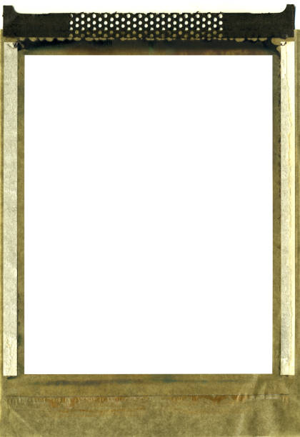 istock Real instant photography film frame. 638333062