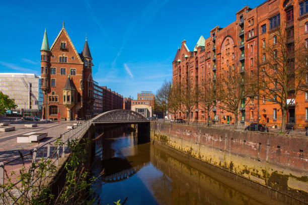 istock Old Speicherstadt in Hamburg 638340512