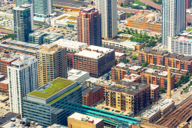 istock Top view of business, work and office centers. 638340624