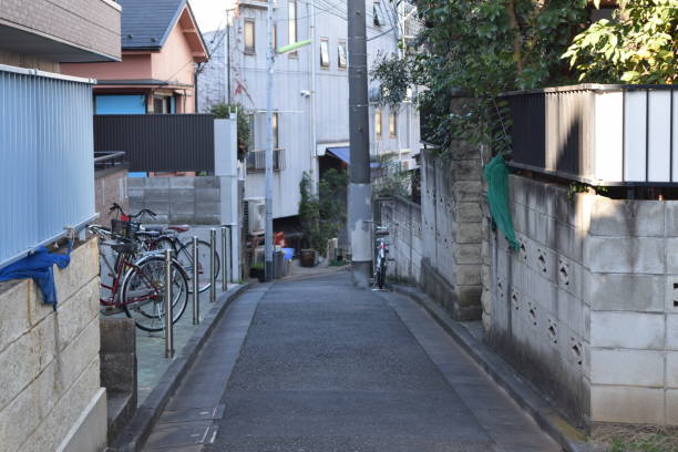istock Narrow street in Japan 638341032