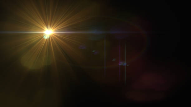istock Lens Flare  over Black Background. 638341756