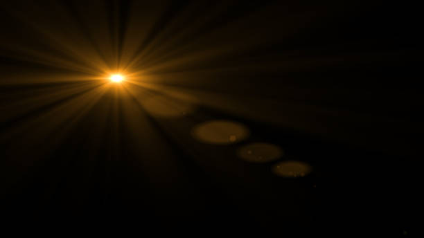 istock abstract of lighting  , digital lens flare in dark background 638342062