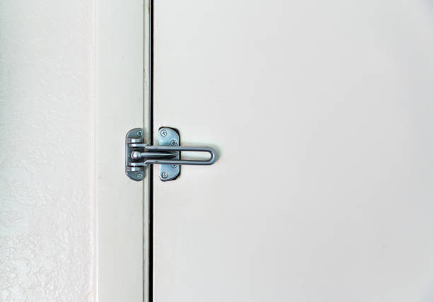 istock Stainless steel door hinge 638342338