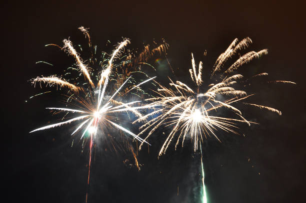 istock Fireworks over the city. 638342706