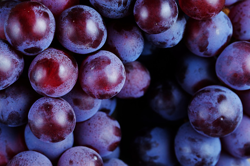 Healthy grape background.