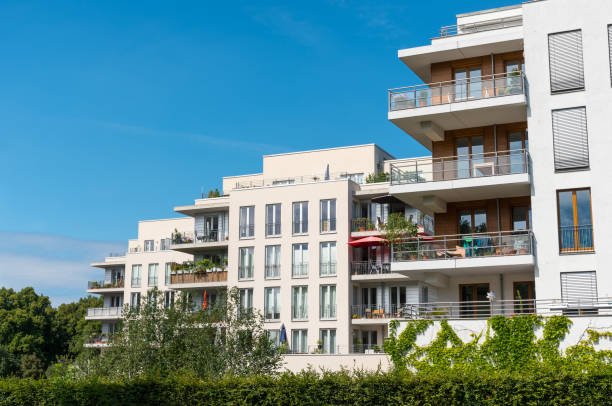 istock Modern apartment houses in Berlin 638345958