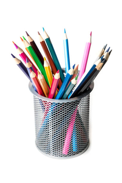 istock Color pencils isolated on white 638346832