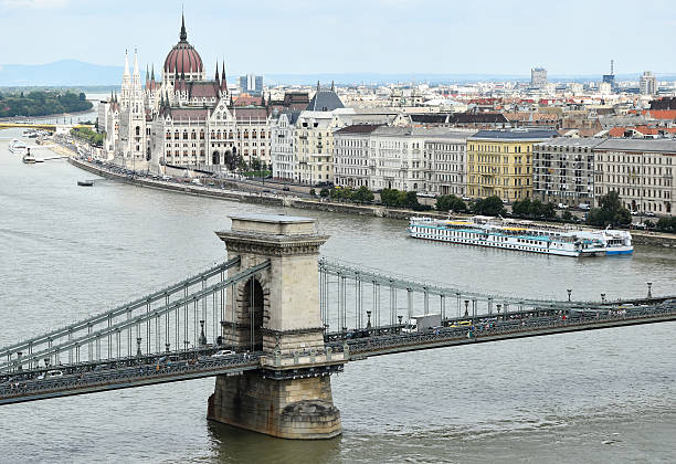 istock Chain Bridge and the parliament building, Budapest 638349152