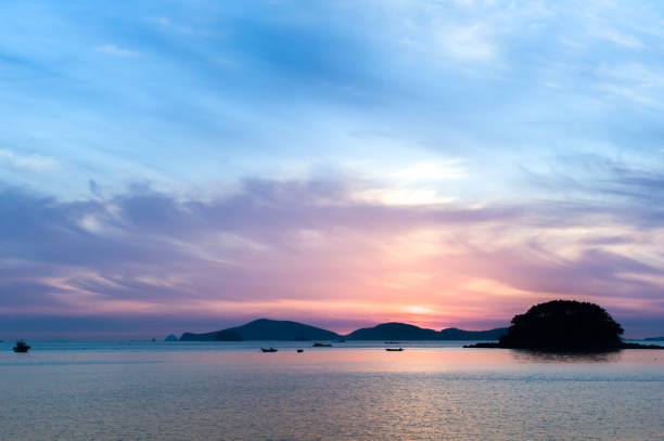 istock colorful sunset in the sea 638349610