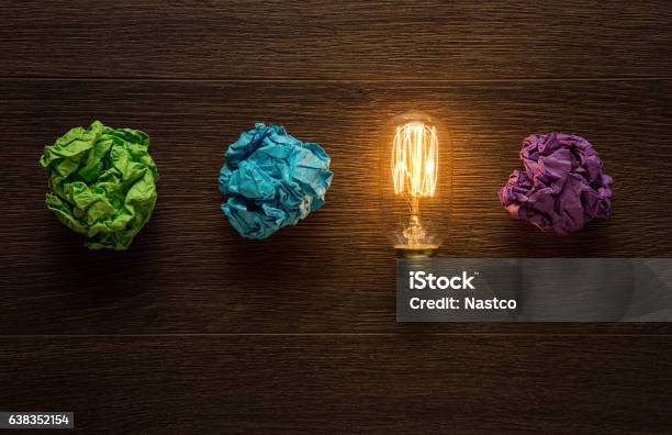 Great Idea Concept Stock Photo - Download Image Now - Intellectual Property, Failure, Concepts