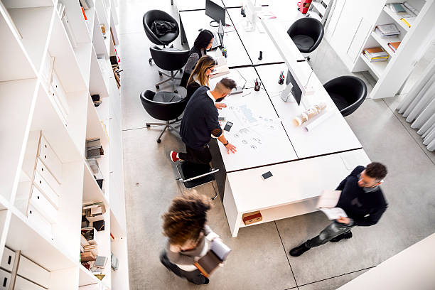 istock Office team working on tasks - New and young business 638352194