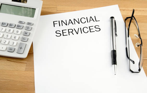 istock Financial Services with pen and calculator 638354322