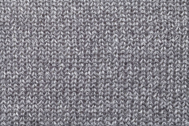 istock Gray textile background closeup. Structure of the fabric macro 638355086