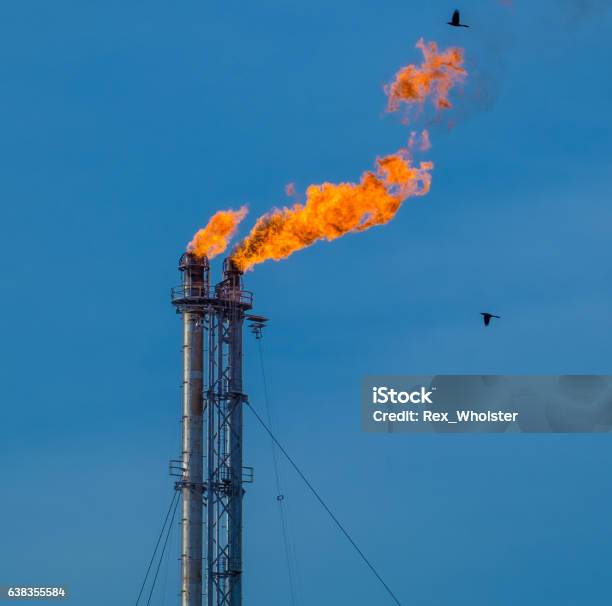 Falre Stack Flare Stack Stock Photo - Download Image Now - Flare Stack, Natural Gas ...