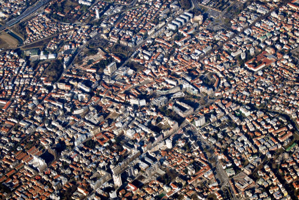 istock Aerial view at Treviso 638359680