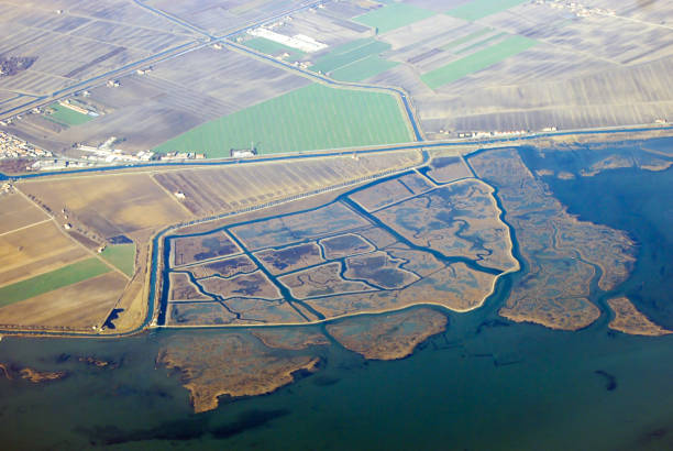 istock Aerial view at Treviso 638360560