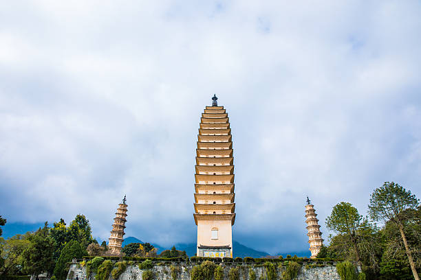 istock Three Pagodas of Chongsheng Temple 638362656