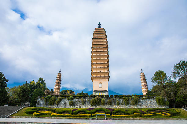 istock Three Pagodas of Chongsheng Temple 638363072