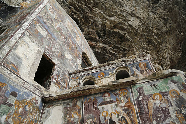 Icona from Sumela Monastery Icona from Sumela Monastery ayia kyriaki chrysopolitissa stock pictures, royalty-free photos & images