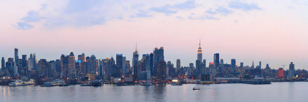 istock New York City sunset 638365402
