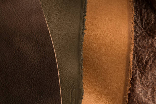 istock vintage collection of leather textures background 638365790