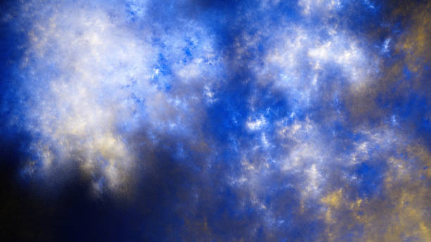 istock Beautiful night starry sky. Accumulation distant galaxies. 638365966