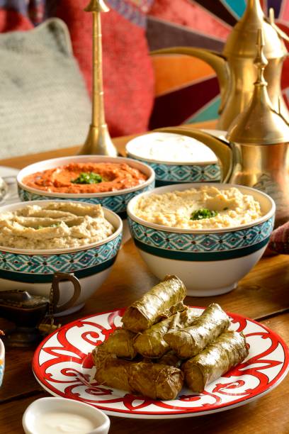 istock Variety of Arabian Cuisine Dishes 638368526
