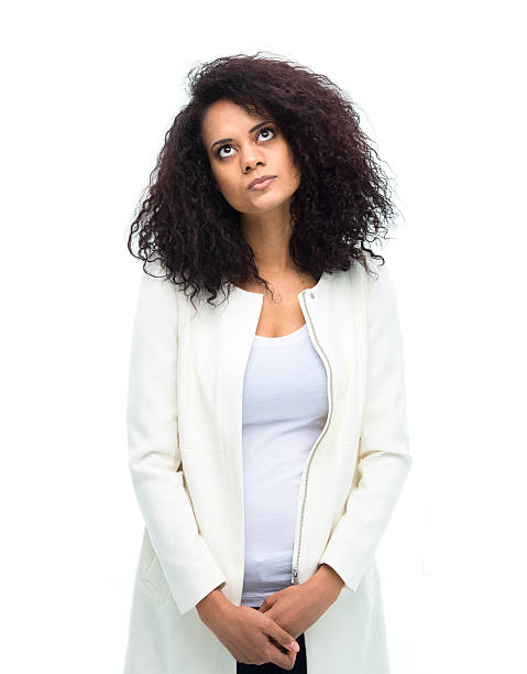 istock Woman standing and looking away 638369156