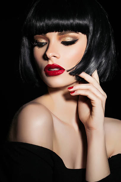 istock Beautiful woman with make-up 638372884