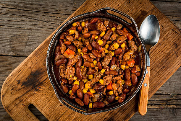 istock Traditional Mexican dish - chilli con carne 638373008