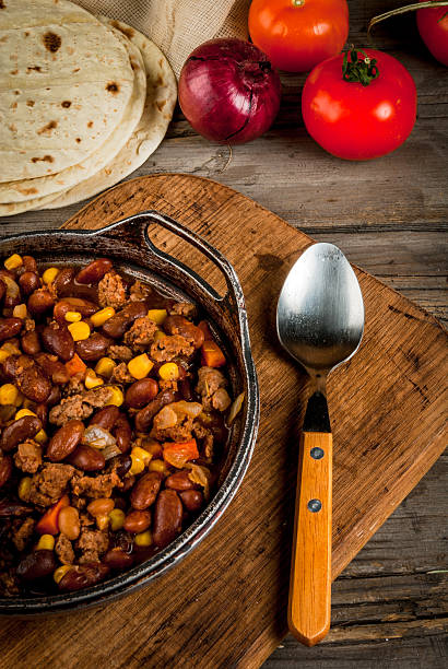 istock Traditional Mexican dish - chilli con carne 638373012