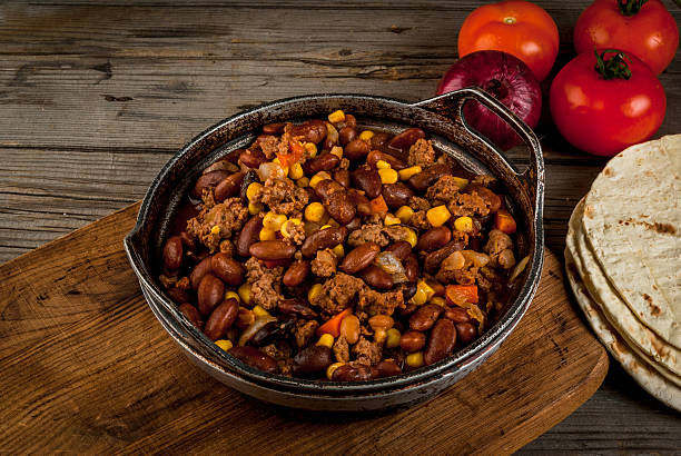 istock Traditional Mexican dish - chilli con carne 638373024