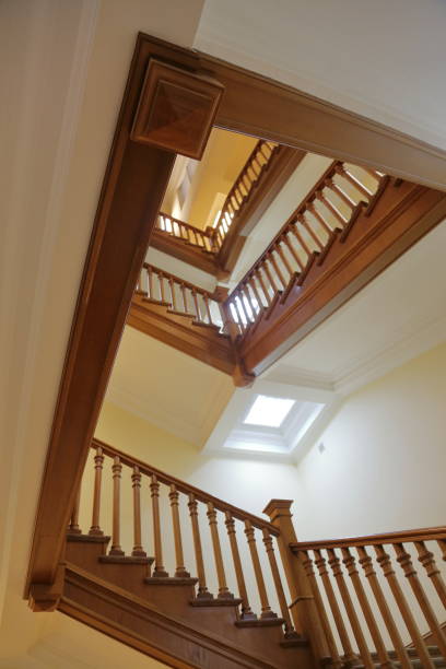 istock The stairs up in the house 638378480