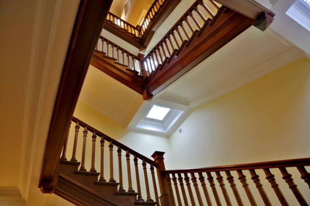 istock The stairs up in the house 638378506