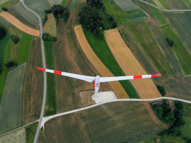 istock Wind turbine from the top 638379208