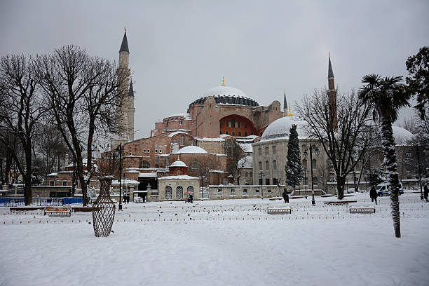 istock Winter in Hagia Sophia 638379430