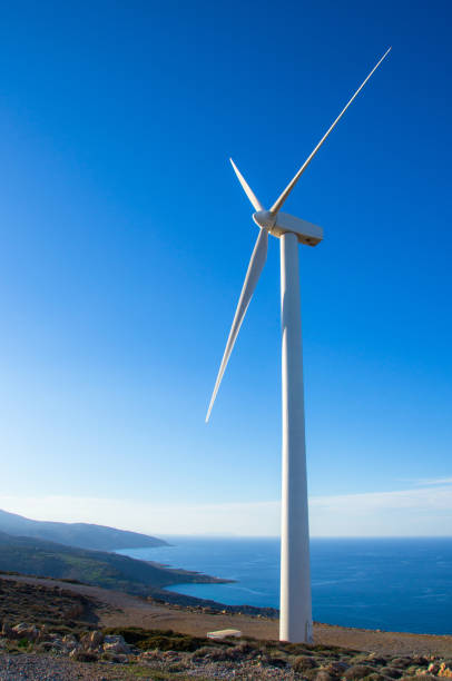 istock Wind turbines at a wind farm, Greece 638380030