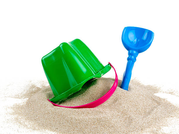 istock beach sand, shovel and bucket 638383788