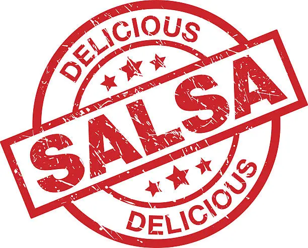 Vector illustration of Delicious Salsa