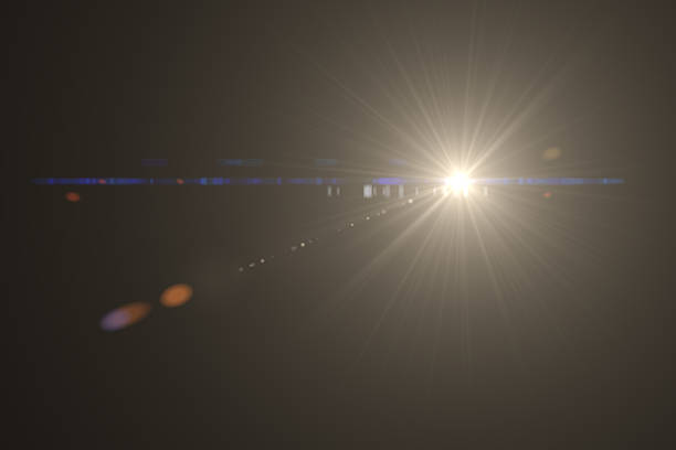 istock Lens Flare - Black Background 638391958
