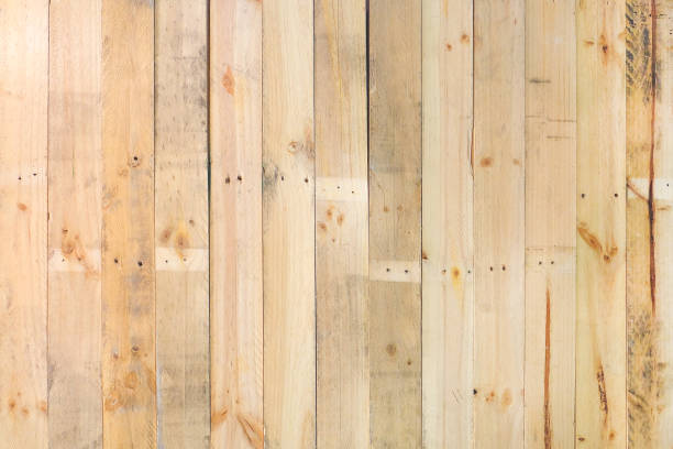 istock Old wooden wall panels background or texture 638394586